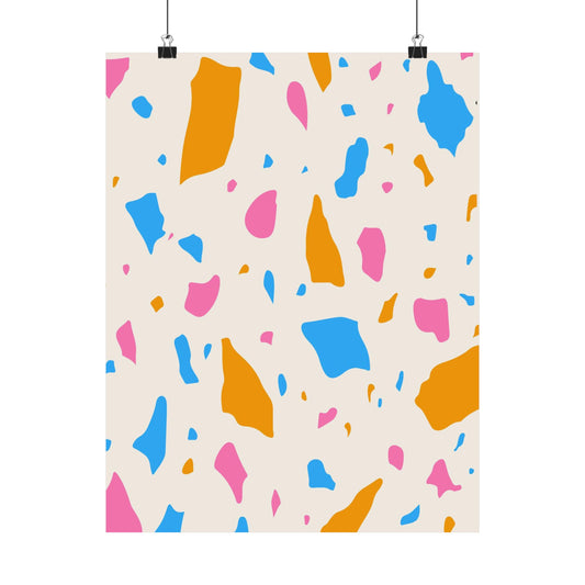 “Candy Confetti” – Terrazzo-Inspired Abstract Print