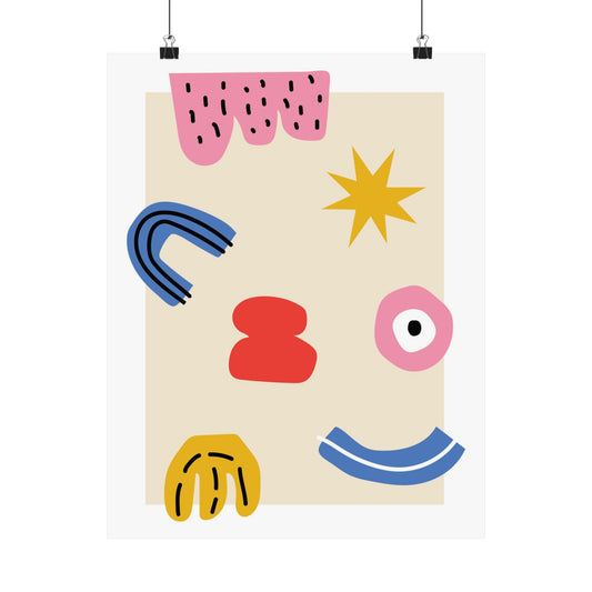 “Playground” – Colorful Kids’ Art Print