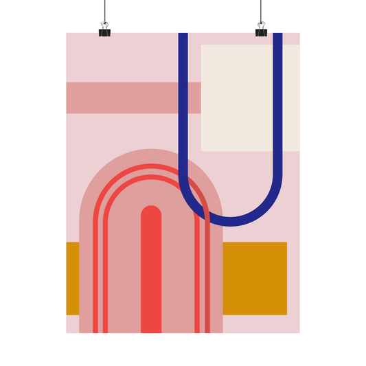 “Modern Arches” – Minimal Geometric Art Print