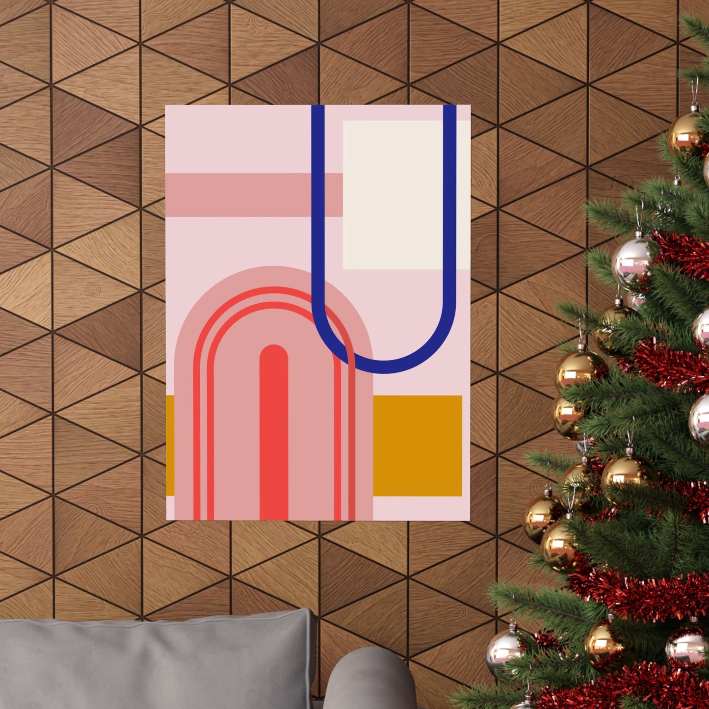 “Modern Arches” – Minimal Geometric Art Print