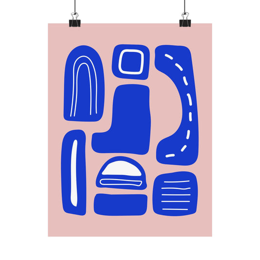 “Urban Symbols” – Abstract Graphic Print