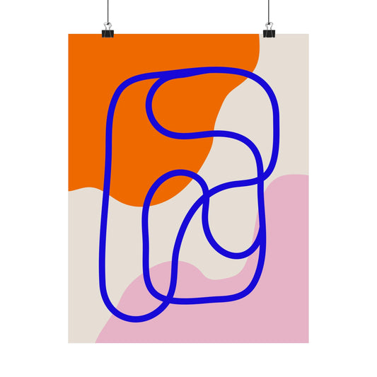 “Tangled Joy” – Organic Line Art Print