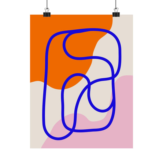 “Tangled Joy” – Organic Line Art Print