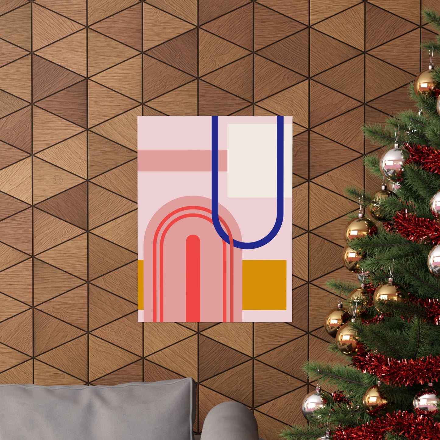 “Modern Arches” – Minimal Geometric Art Print