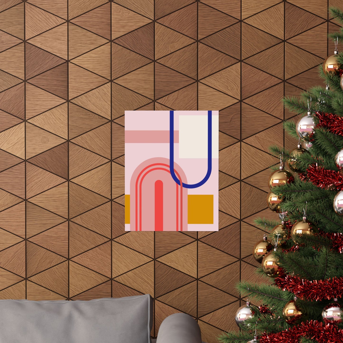 “Modern Arches” – Minimal Geometric Art Print