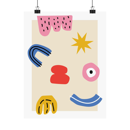 “Playground” – Colorful Kids’ Art Print