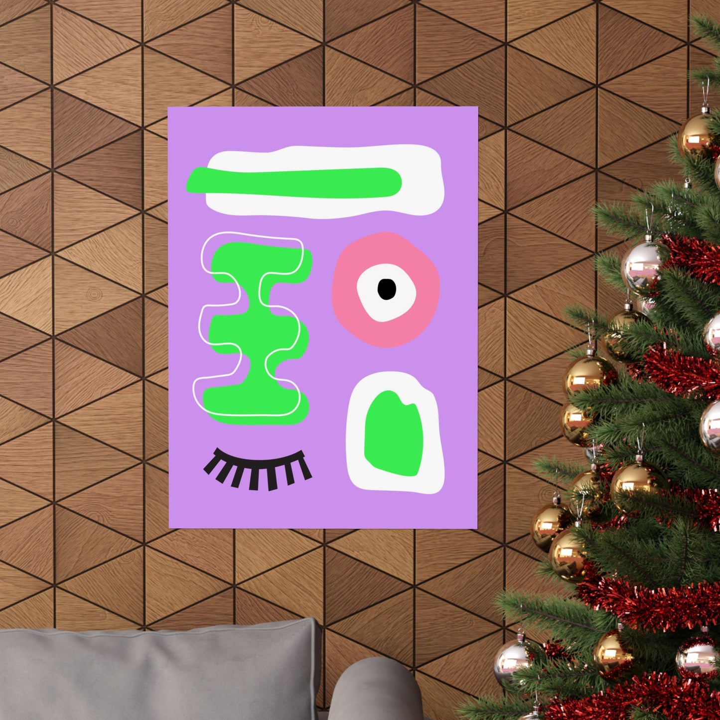 “Wink & Blink” – Bold Abstract Art Print