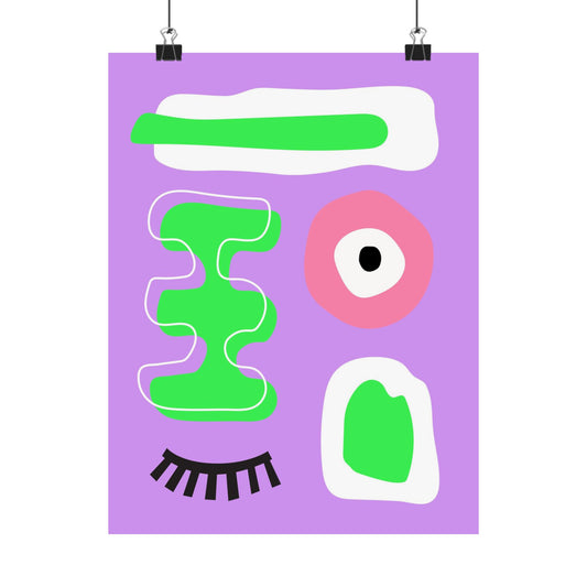 “Wink & Blink” – Bold Abstract Art Print