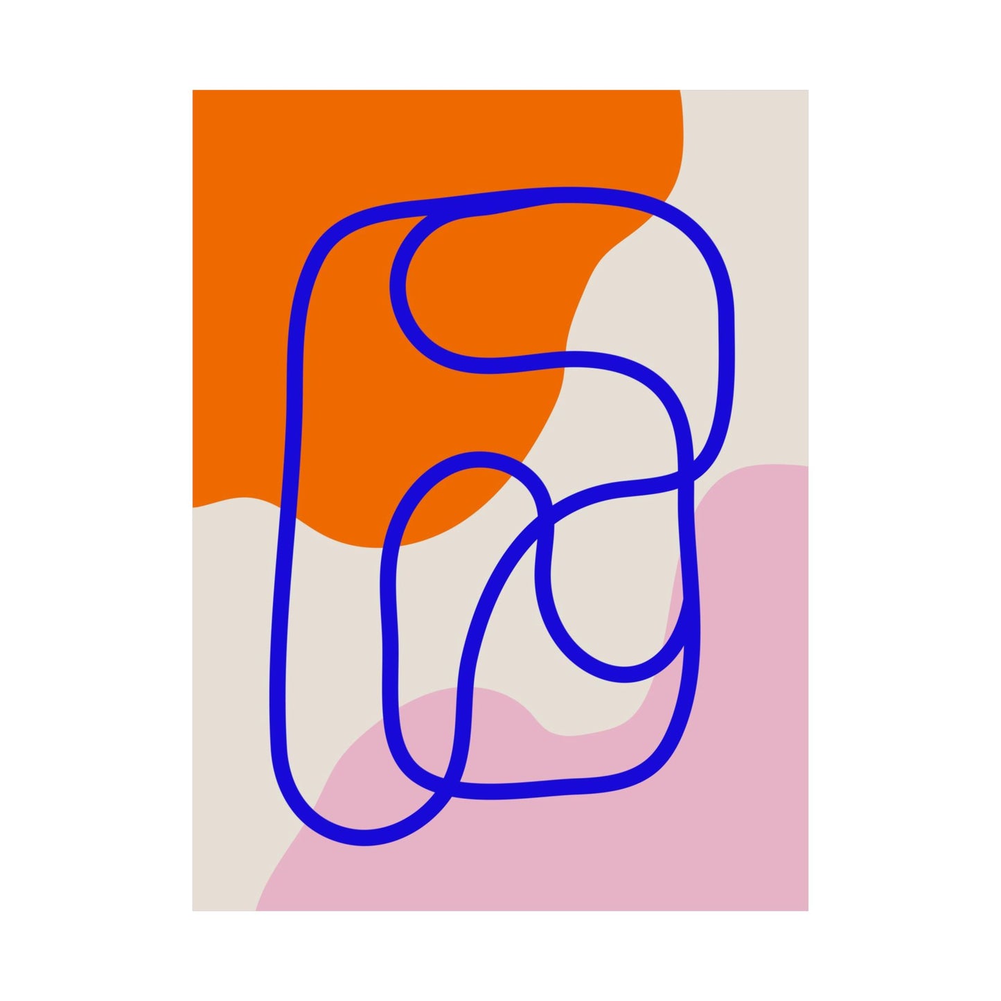 “Tangled Joy” – Organic Line Art Print