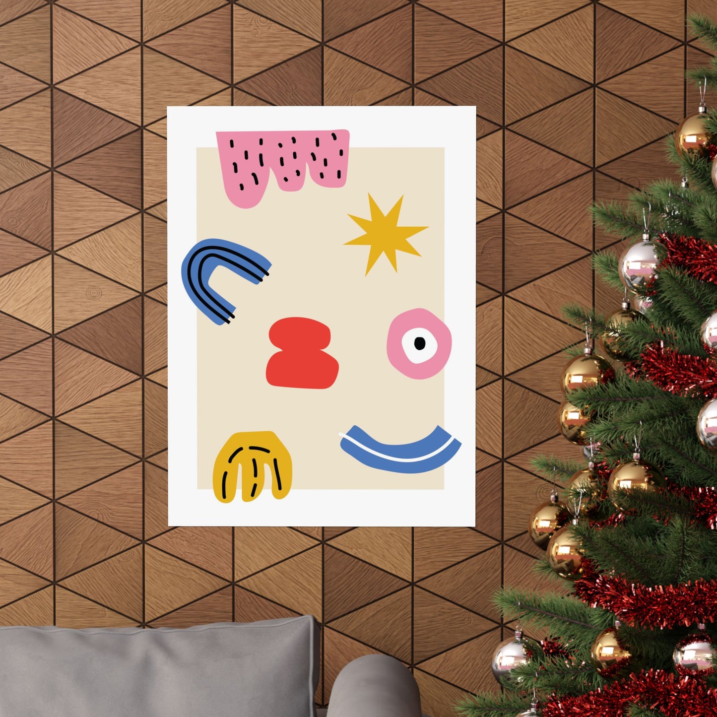 “Playground” – Colorful Kids’ Art Print