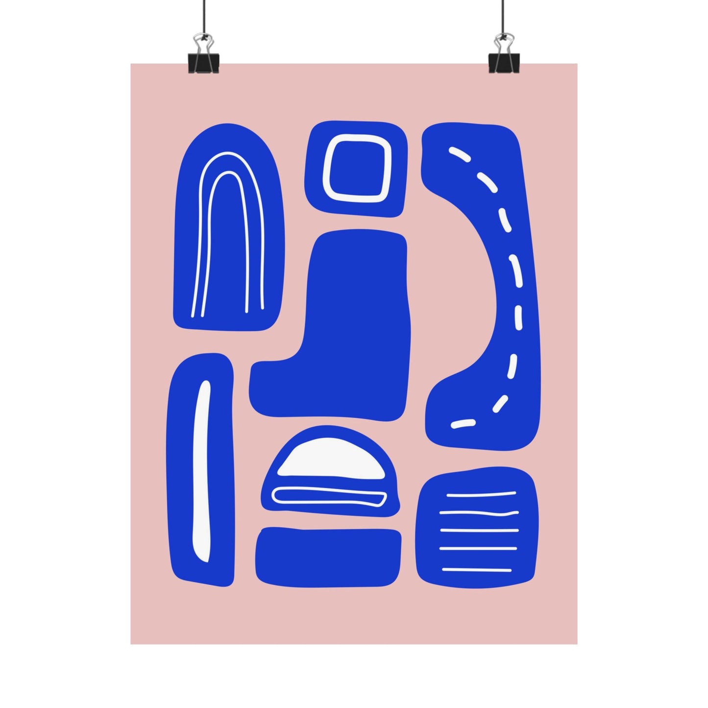 “Urban Symbols” – Abstract Graphic Print