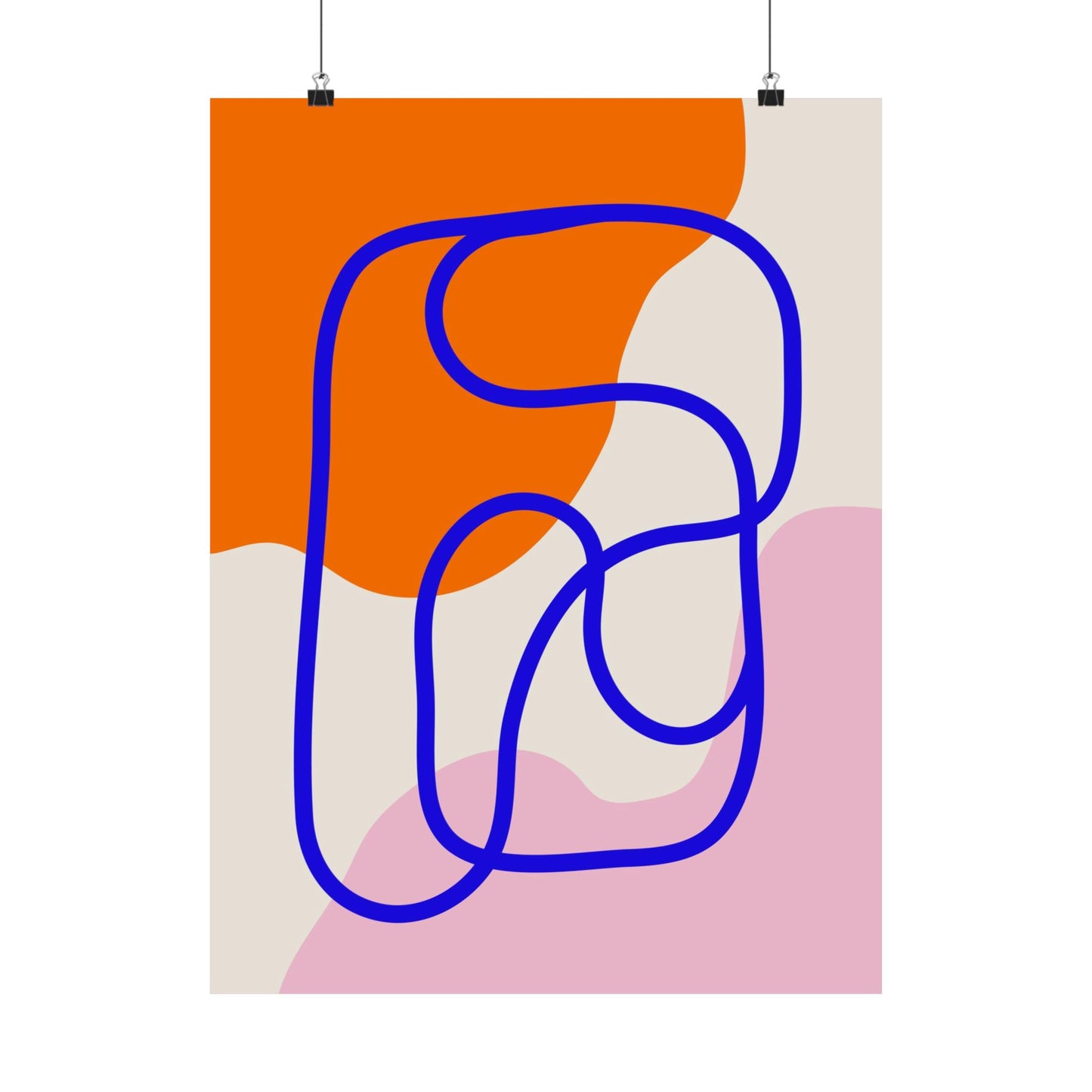 “Tangled Joy” – Organic Line Art Print