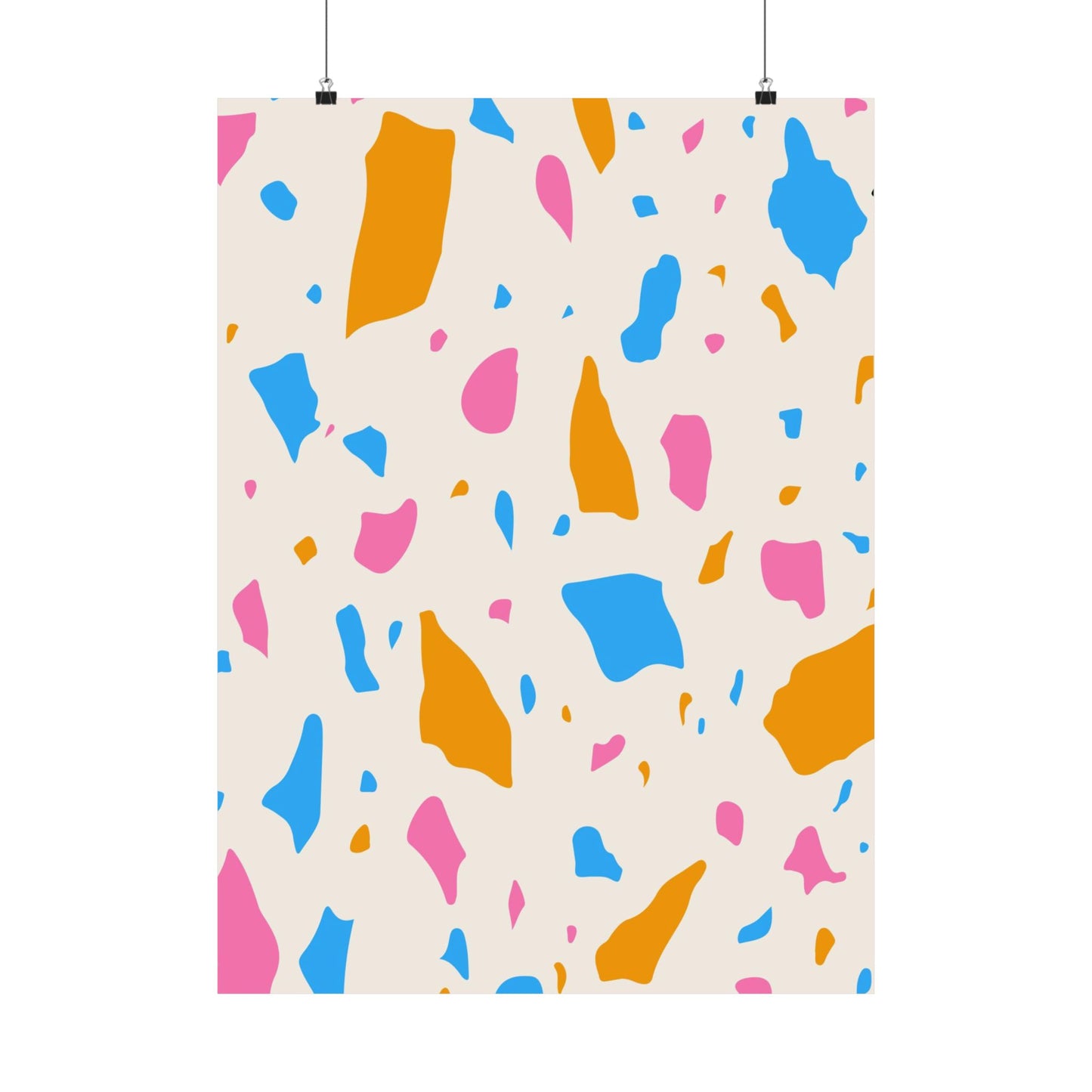 “Candy Confetti” – Terrazzo-Inspired Abstract Print