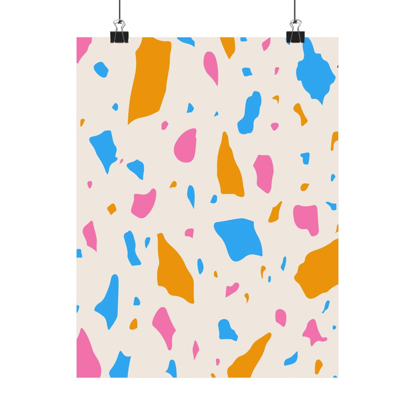 “Candy Confetti” – Terrazzo-Inspired Abstract Print