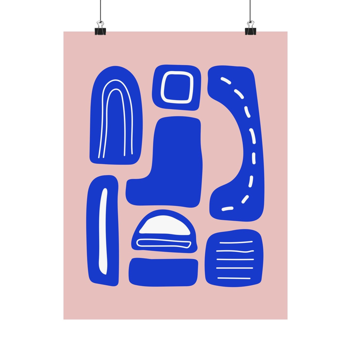 “Urban Symbols” – Abstract Graphic Print