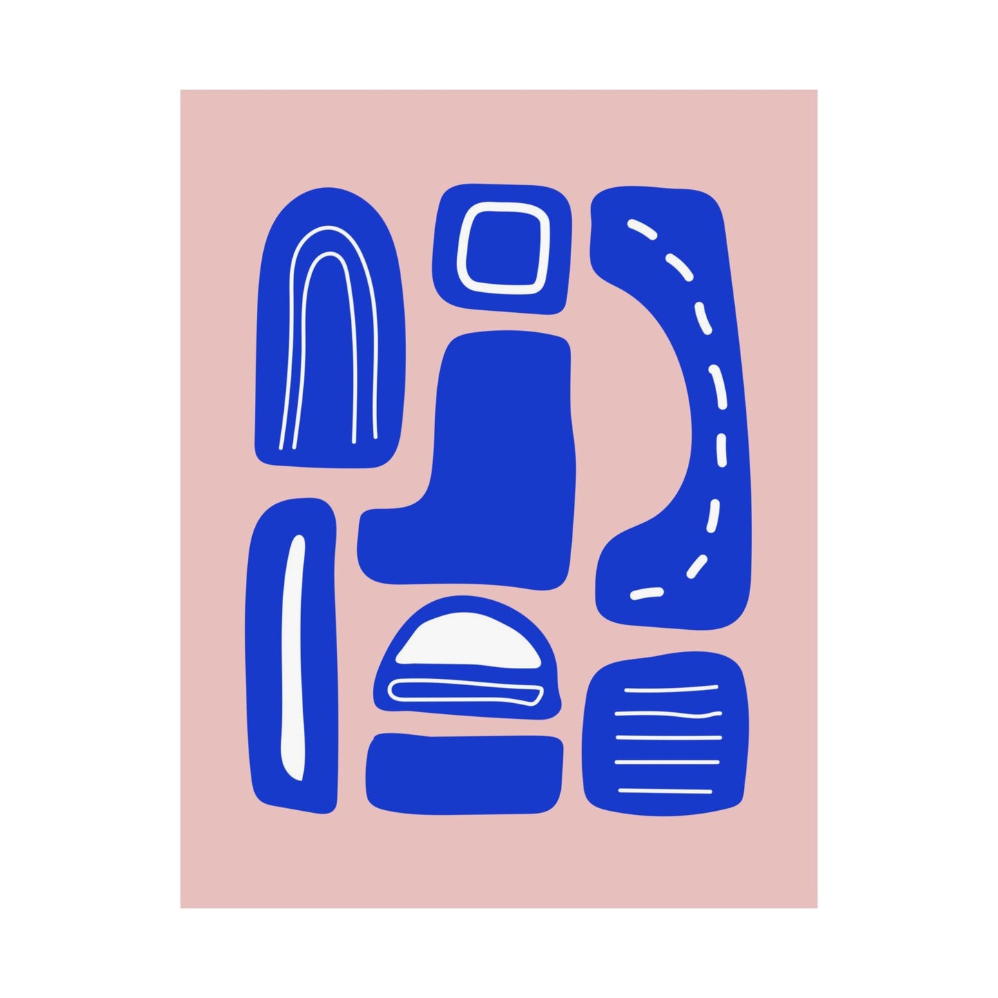 “Urban Symbols” – Abstract Graphic Print